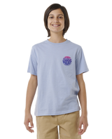 The Rip Curl Boys Boys Wetsuit Icon T-Shirt in Spray Blue