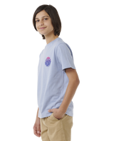 The Rip Curl Boys Boys Wetsuit Icon T-Shirt in Spray Blue