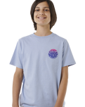 The Rip Curl Boys Boys Wetsuit Icon T-Shirt in Spray Blue