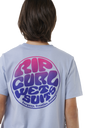 The Rip Curl Boys Boys Wetsuit Icon T-Shirt in Spray Blue