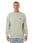 The Rip Curl Mens Original Surfers Sweatshirt in Mint Haze