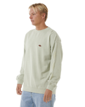 The Rip Curl Mens Original Surfers Sweatshirt in Mint Haze