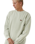 The Rip Curl Mens Original Surfers Sweatshirt in Mint Haze