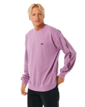 The Rip Curl Mens Original Surfers Sweatshirt in Dusty Purple