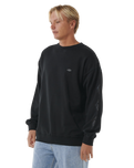 The Rip Curl Mens Original Surfers Sweatshirt in Black