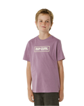 The Rip Curl Boys Boys Big Mumma Icon T-Shirt in Dusty Purple