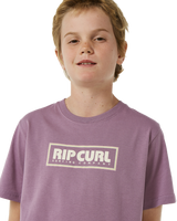 The Rip Curl Boys Boys Big Mumma Icon T-Shirt in Dusty Purple