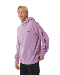 The Rip Curl Mens Original Surfers Hoodie in Dusty Purple