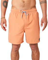 The Rip Curl Mens Easy Living Volley Shorts in Clay