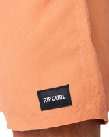 The Rip Curl Mens Easy Living Volley Shorts in Clay