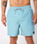 The Rip Curl Mens Easy Living Volley Shorts in Dusty Blue