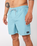 The Rip Curl Mens Easy Living Volley Shorts in Dusty Blue