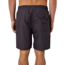 The Rip Curl Mens Easy Living Volley Shorts in Black