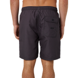 The Rip Curl Mens Easy Living Volley Shorts in Black