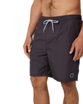 The Rip Curl Mens Easy Living Volley Shorts in Black