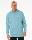 The Rip Curl Mens Surf Revival Hoodie in Dusty Blue