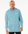 The Rip Curl Mens Surf Revival Hoodie in Dusty Blue