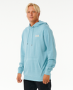 The Rip Curl Mens Surf Revival Hoodie in Dusty Blue