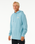 The Rip Curl Mens Surf Revival Hoodie in Dusty Blue