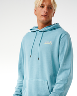 The Rip Curl Mens Surf Revival Hoodie in Dusty Blue