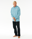 The Rip Curl Mens Surf Revival Hoodie in Dusty Blue