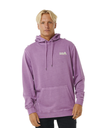 The Rip Curl Mens Surf Revival Hoodie in Dusty Purple