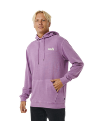 The Rip Curl Mens Surf Revival Hoodie in Dusty Purple