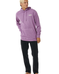 The Rip Curl Mens Surf Revival Hoodie in Dusty Purple