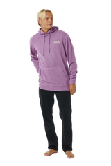 The Rip Curl Mens Surf Revival Hoodie in Dusty Purple