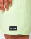 The Rip Curl Mens Daily Volley Shorts in Patina Green