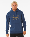 The Rip Curl Mens Stapler Hoodie in Washed Navy