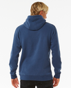 The Rip Curl Mens Stapler Hoodie in Washed Navy