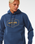 The Rip Curl Mens Stapler Hoodie in Washed Navy