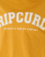 The Rip Curl Womens Seacell Crop Heritage T-Shirt in Gold