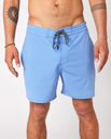 The Rip Curl Mens Mirage Retro Golden Hour Boardshorts in Blue Yonder