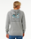 The Rip Curl Mens Tradition Zip Hoodie in Grey Marle