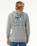 The Rip Curl Mens Tradition Zip Hoodie in Grey Marle