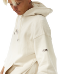 The Rip Curl Mens Pro 2024 Hoodie in Vintage White