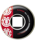 The Element Section 52mm Skateboard Wheels in Red