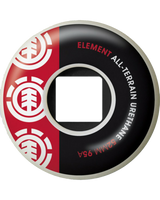 The Element Section 52mm Skateboard Wheels in Red