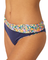 The Rip Curl Womens Afterglow Ditsy Roll Up Good Bikini Bottoms in Multi Colour