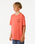 The Rip Curl Boys Boys Lost Islands Logo T-Shirt in Hot Coral