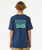 The Rip Curl Boys Boys Lost Islands Logo T-Shirt in Vintage Navy