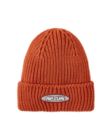 The Rip Curl Womens Premium Surf Shallow Beanie in Burnt Red