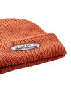 The Rip Curl Womens Premium Surf Shallow Beanie in Burnt Red