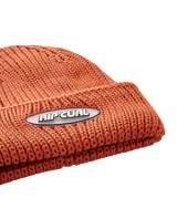 The Rip Curl Womens Premium Surf Shallow Beanie in Burnt Red