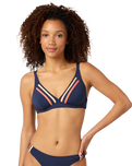 The Rip Curl Womens Day BreakC- D Tri Bikini Top in Navy