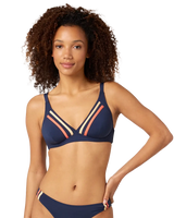 The Rip Curl Womens Day BreakC- D Tri Bikini Top in Navy