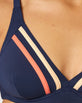 The Rip Curl Womens Day BreakC- D Tri Bikini Top in Navy