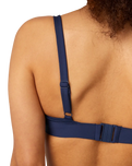 The Rip Curl Womens Day BreakC- D Tri Bikini Top in Navy